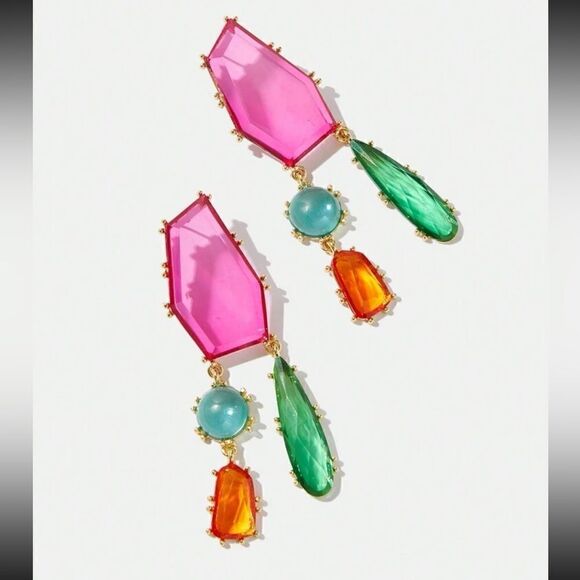 Zara Jewelry - Crystal drop earrings N400